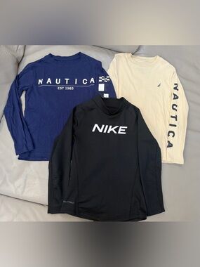 Lot of 3 boys shirts size S (8)